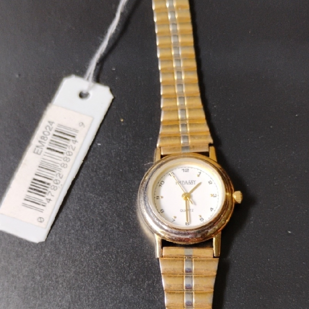Embassy Watch Gold And Silver Toned